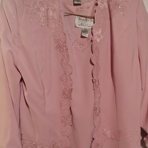 Rose sequence 3 piece skirt set